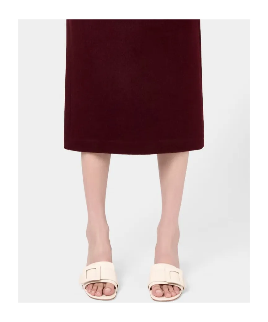 Viv' Canard Mules In Leather