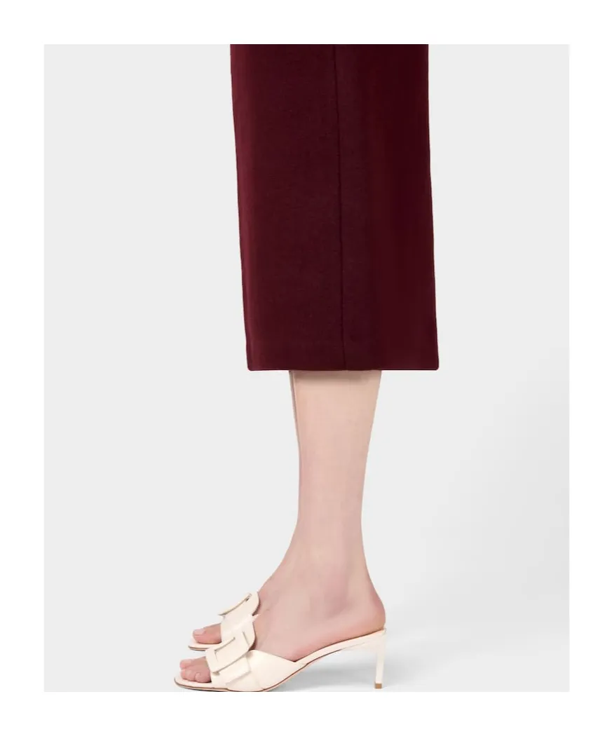 Viv' Canard Mules In Leather