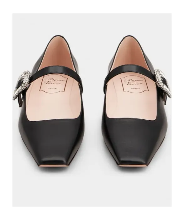 Roger Vivier Belle Vivier Mary Janes Flat Shoes