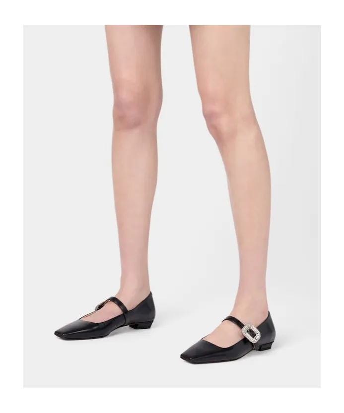 Roger Vivier Belle Vivier Mary Janes Flat Shoes