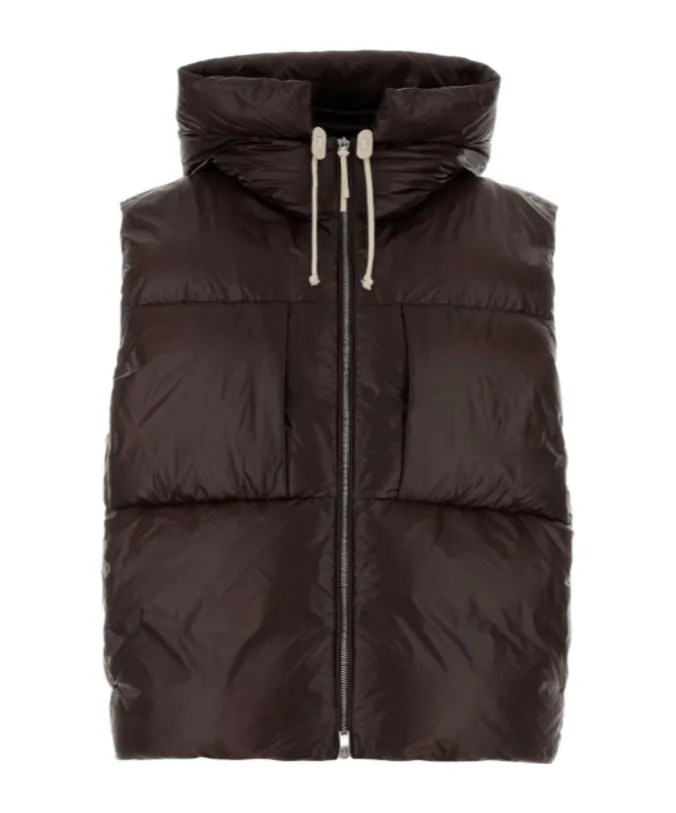 Jil Sander	Drawstring Zip-Up Down Jacket