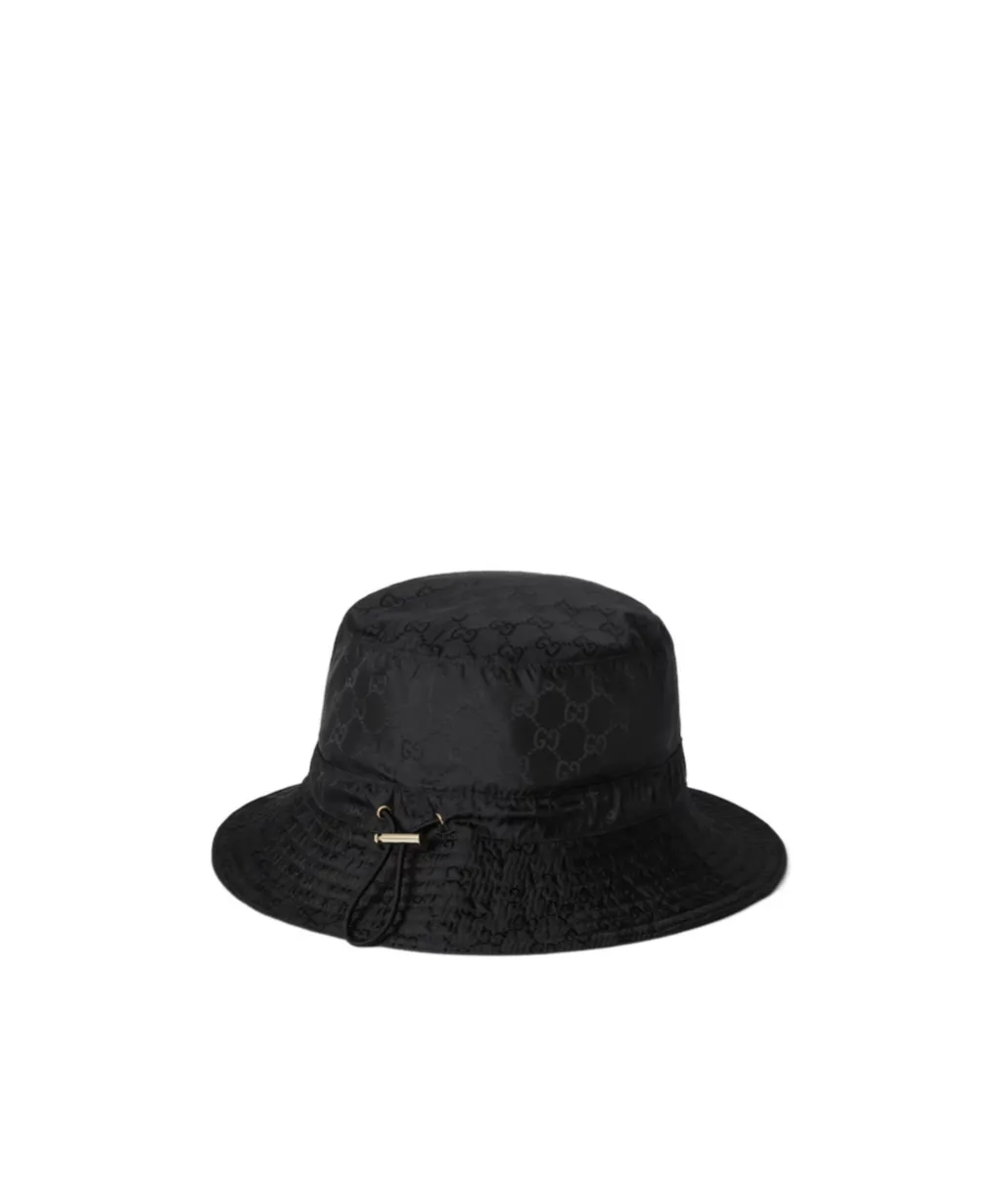 Reversible Gg Nylon Bucket Hat