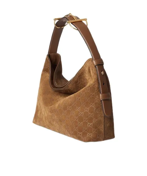 Gucci Horsebit Detail Gg Motif Beatrix Shoulder Bag