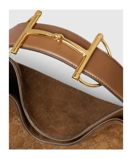 Gucci Horsebit Detail Gg Motif Beatrix Shoulder Bag