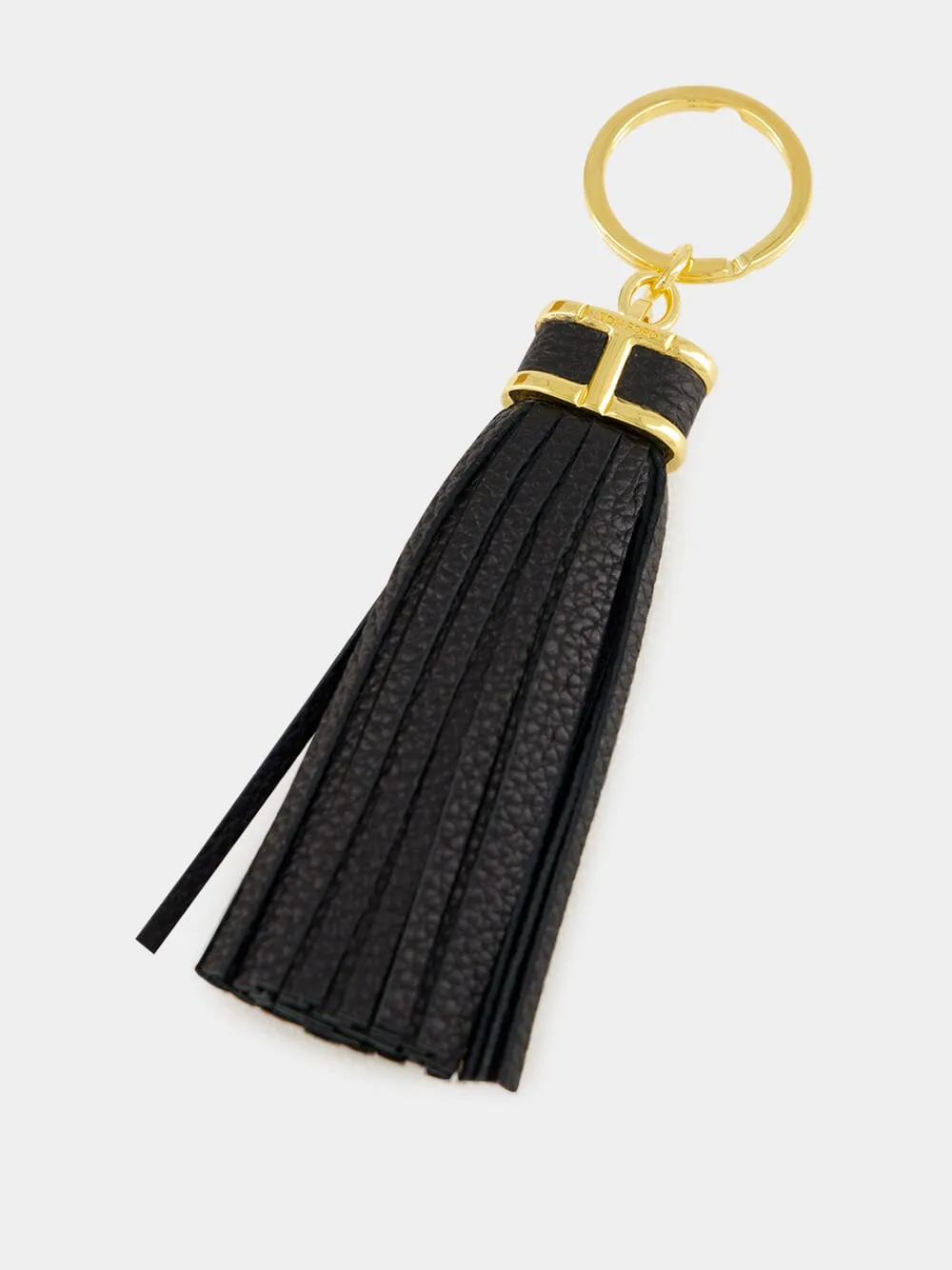 Tasselled Leather Keyring