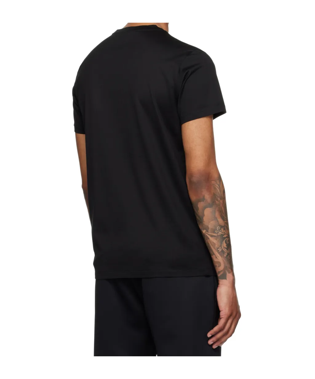 Moncler Logo Embroidered Crewneck T-Shirt
