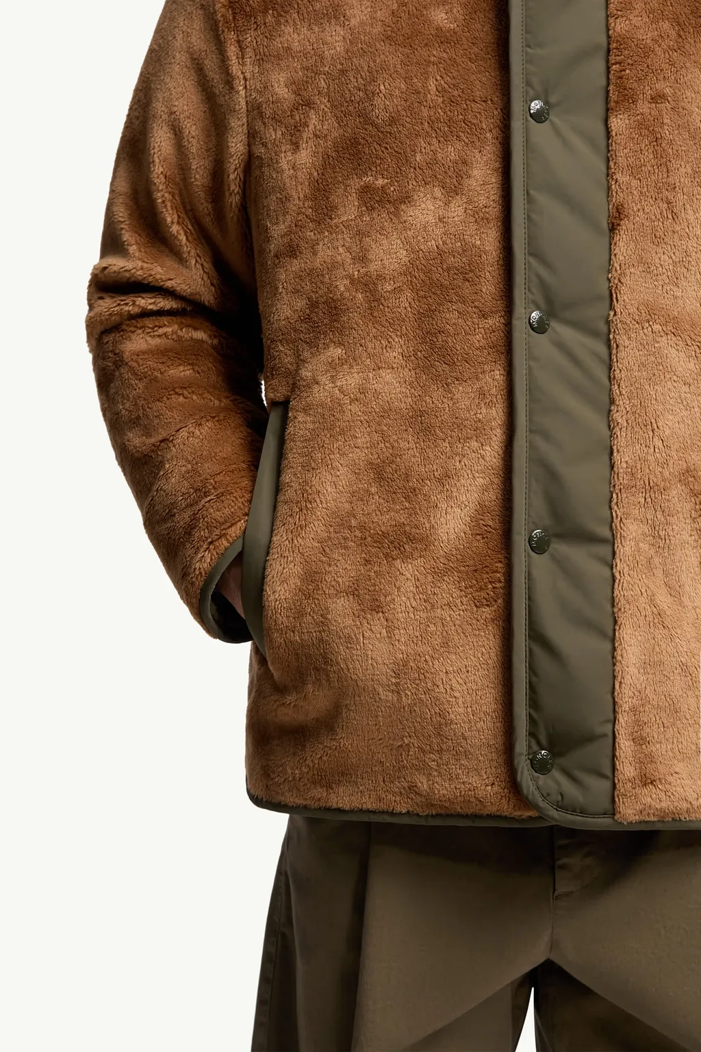 Moncler Rentignat Reversible Teddy Short Padded Jacket