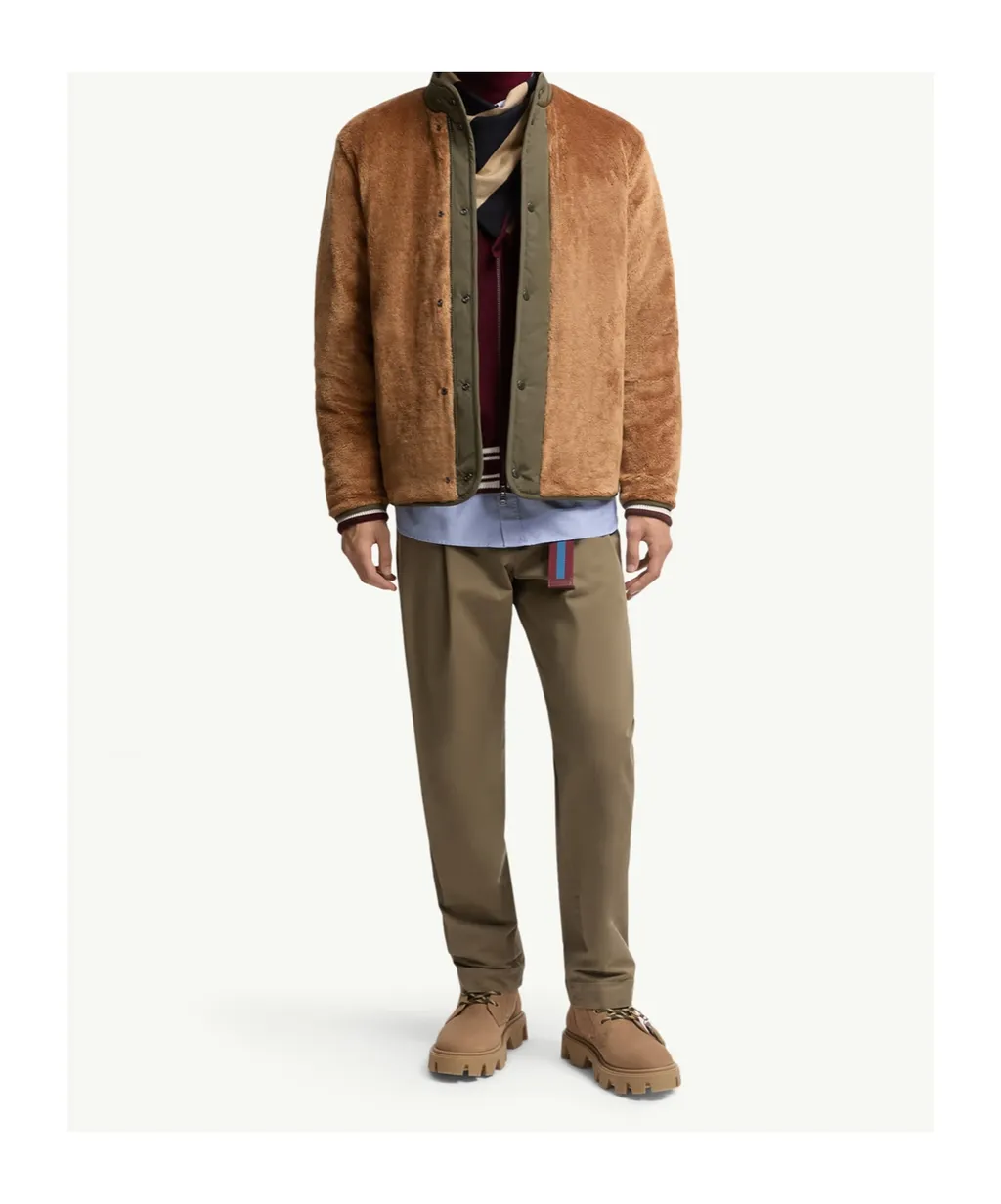 Moncler Rentignat Reversible Teddy Short Padded Jacket