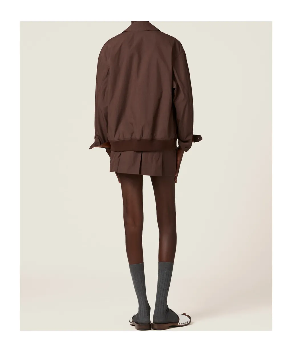 Miu Miu Long-Sleeved Zipped Jacket