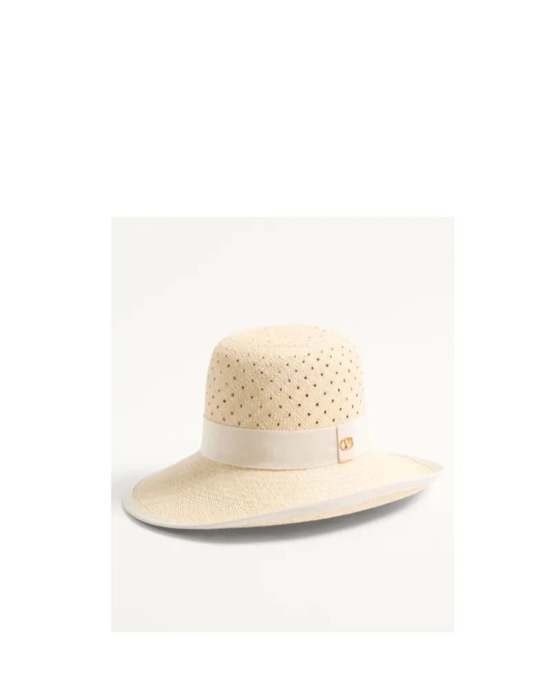 Valentino	Vlogo Signature Curved Wide Brim Hat