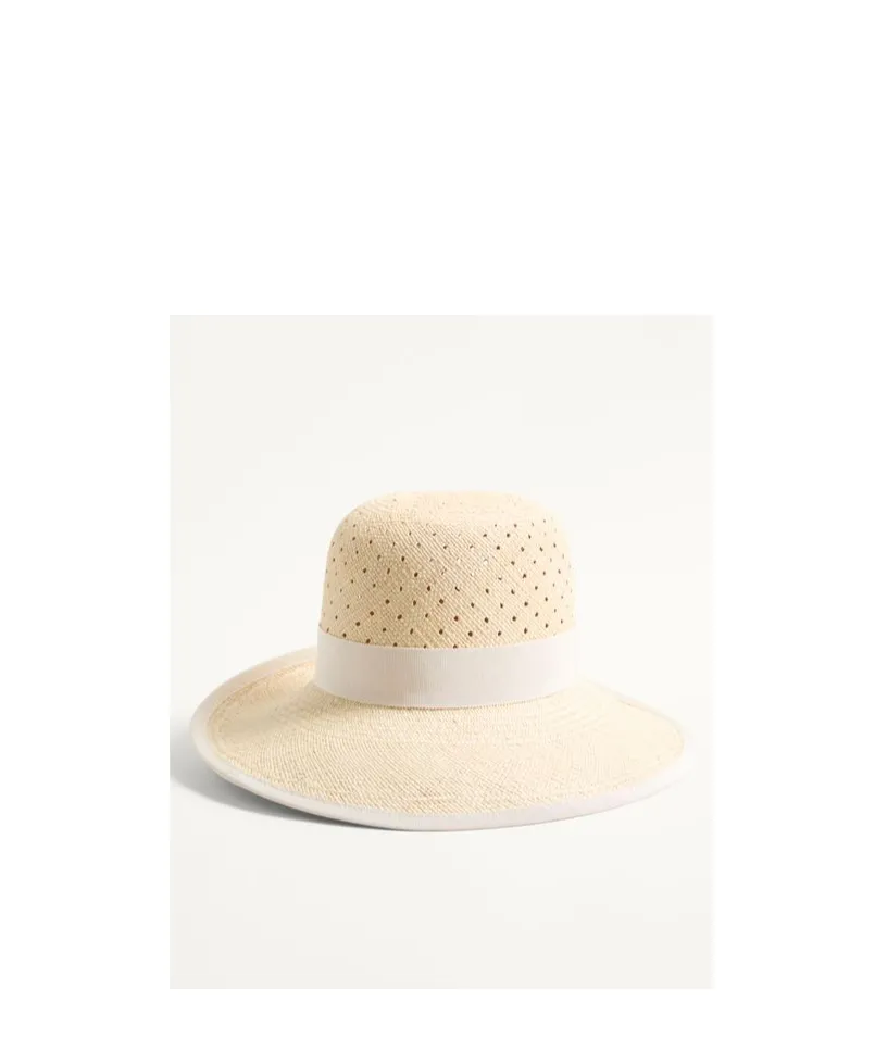 Valentino	Vlogo Signature Curved Wide Brim Hat