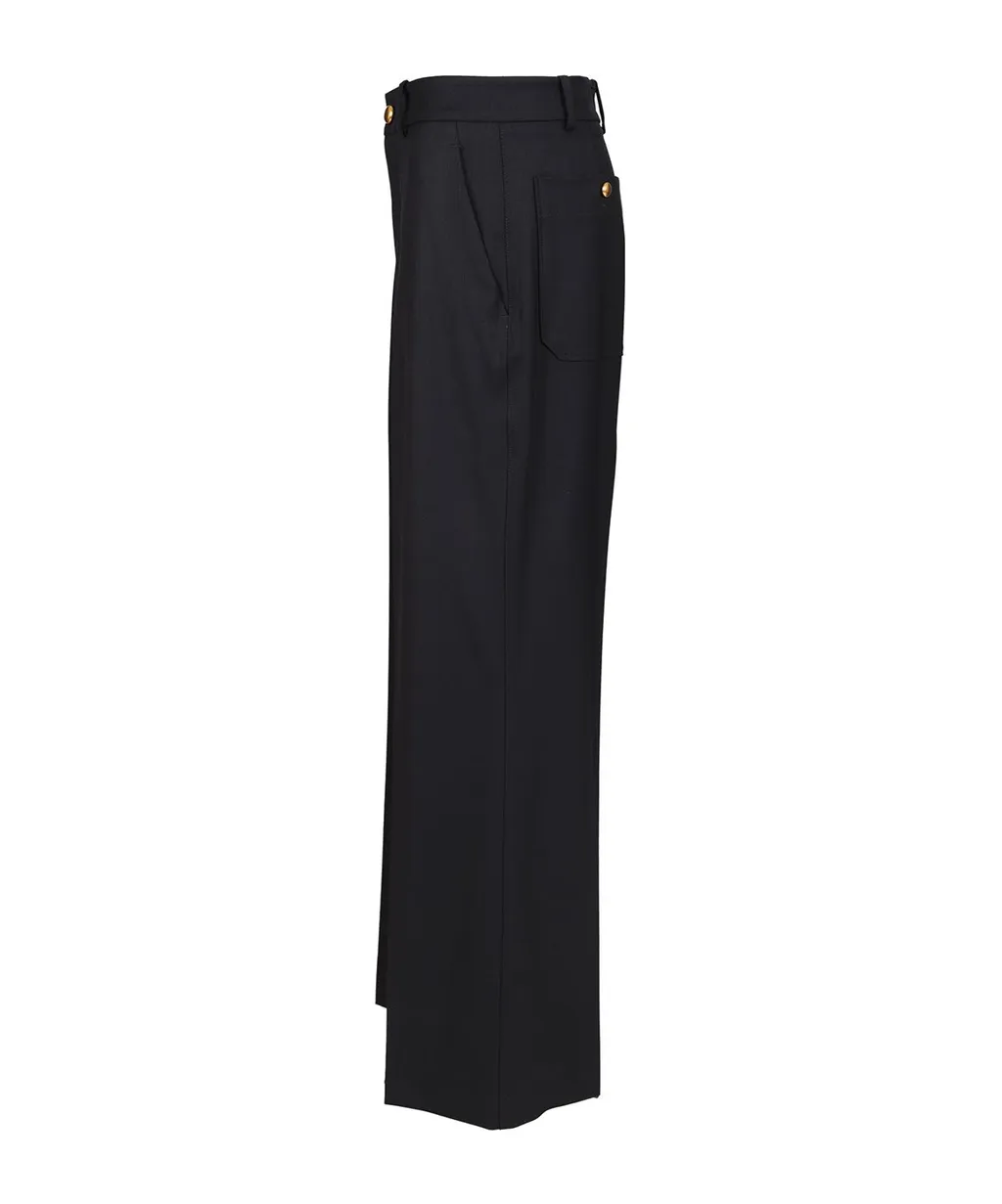 Wide-Leg Trousers