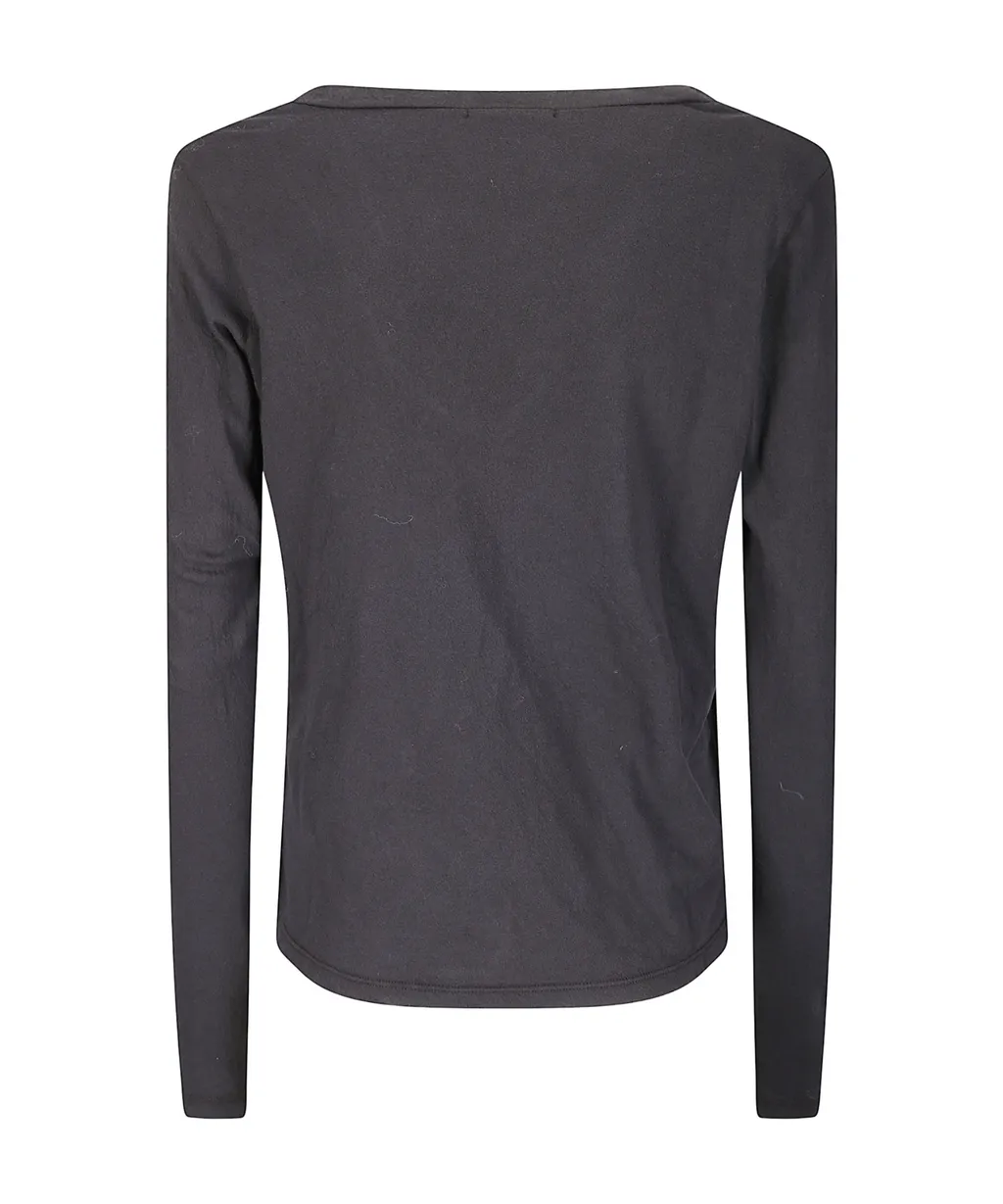 V-Neck Long-Sleeve T-Shirt