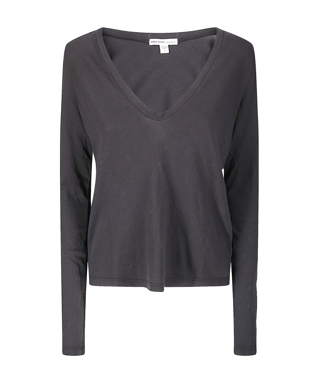 V-Neck Long-Sleeve T-Shirt