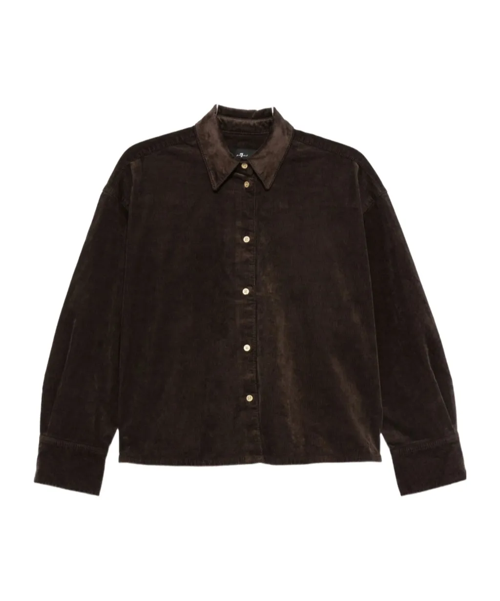 Corduroy Button-Up Shirt