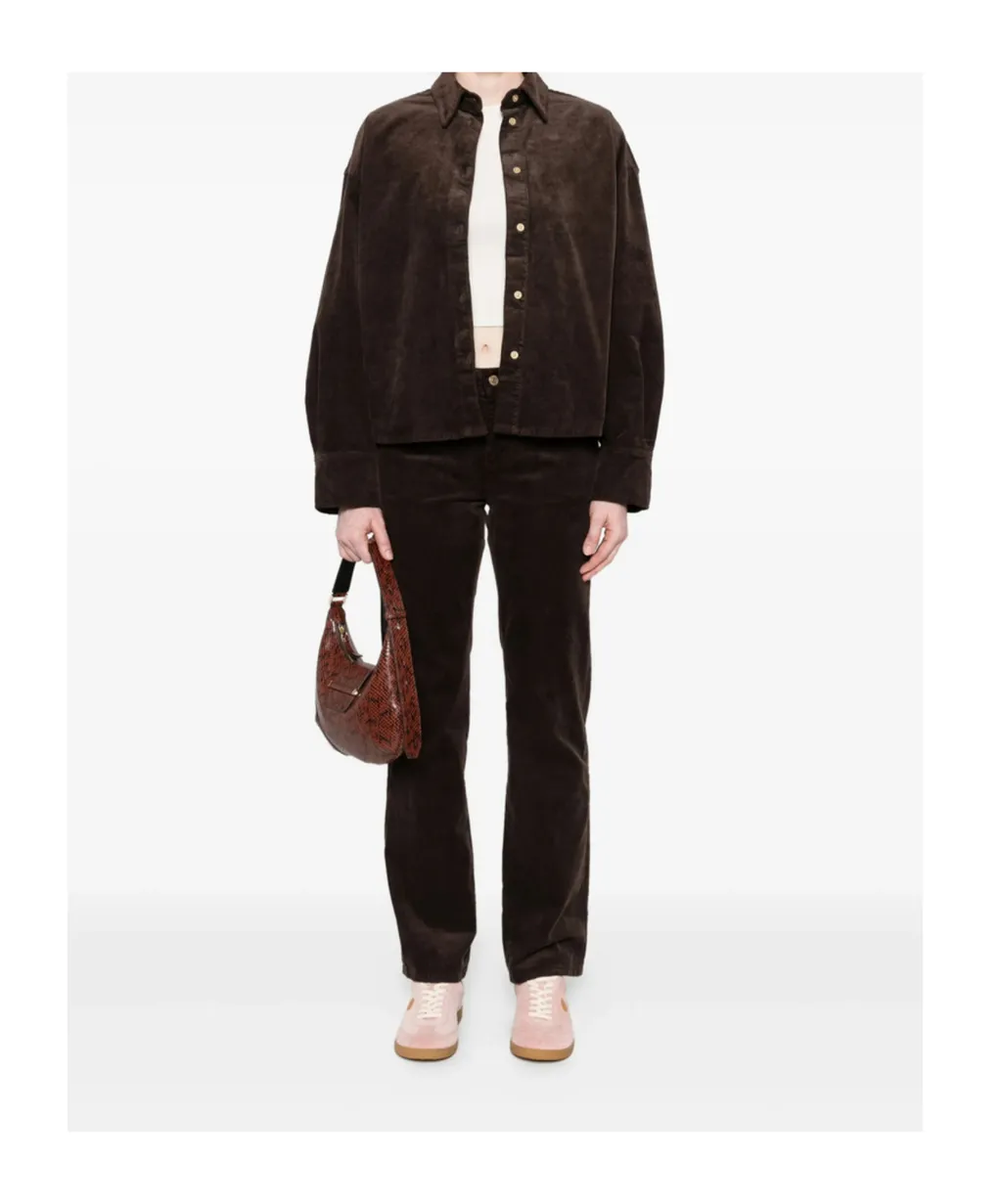 Corduroy Button-Up Shirt