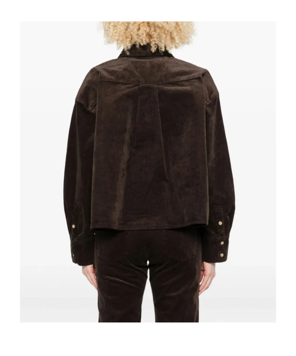 Corduroy Button-Up Shirt