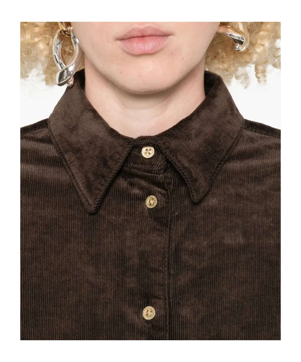 Corduroy Button-Up Shirt