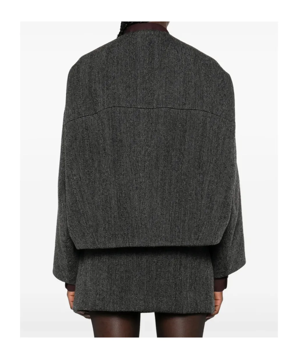 Button-Fastening Patch-Pocket Jacket