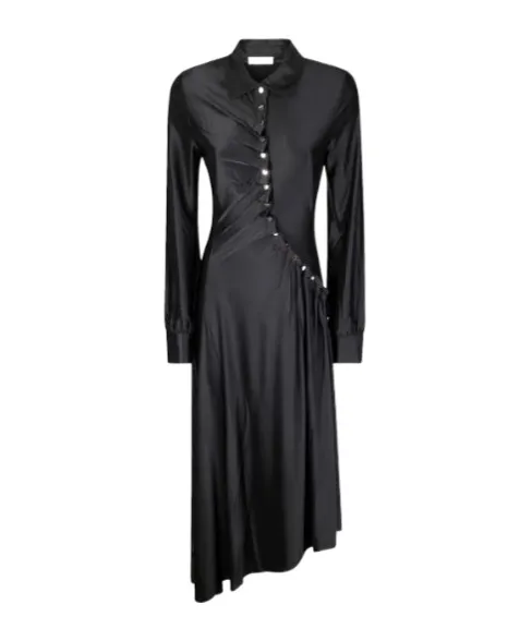 Rabanne Long Sleeved Long Dress