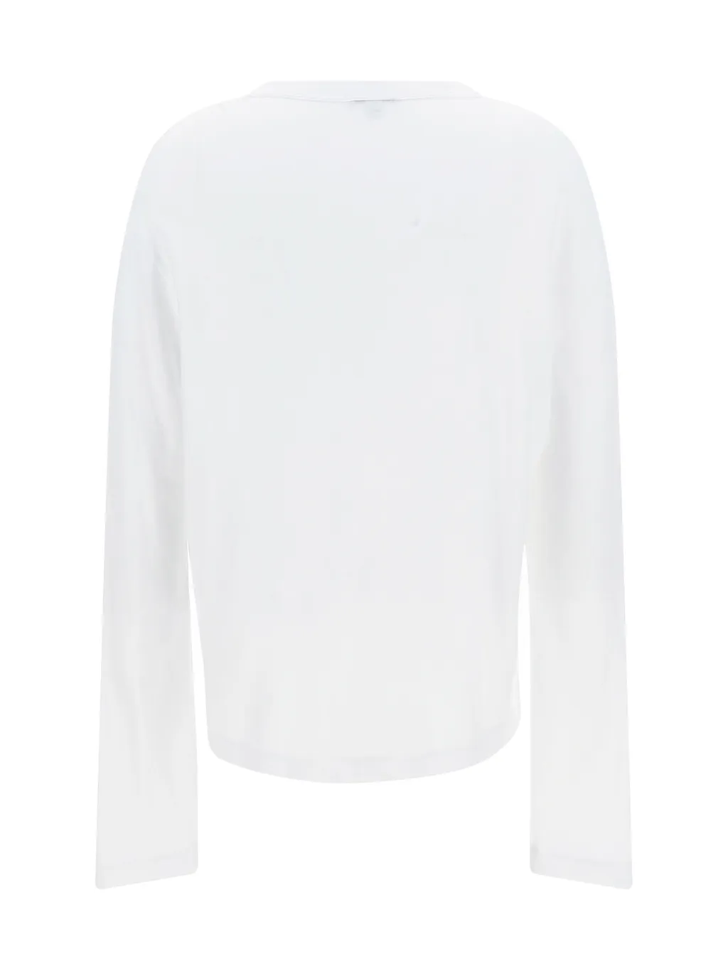 James Perse Crepe Jersey Oversized Long Sleeve Crew T-Shirt