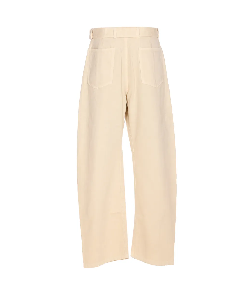 Lemaire Belted Straight-Leg Trousers