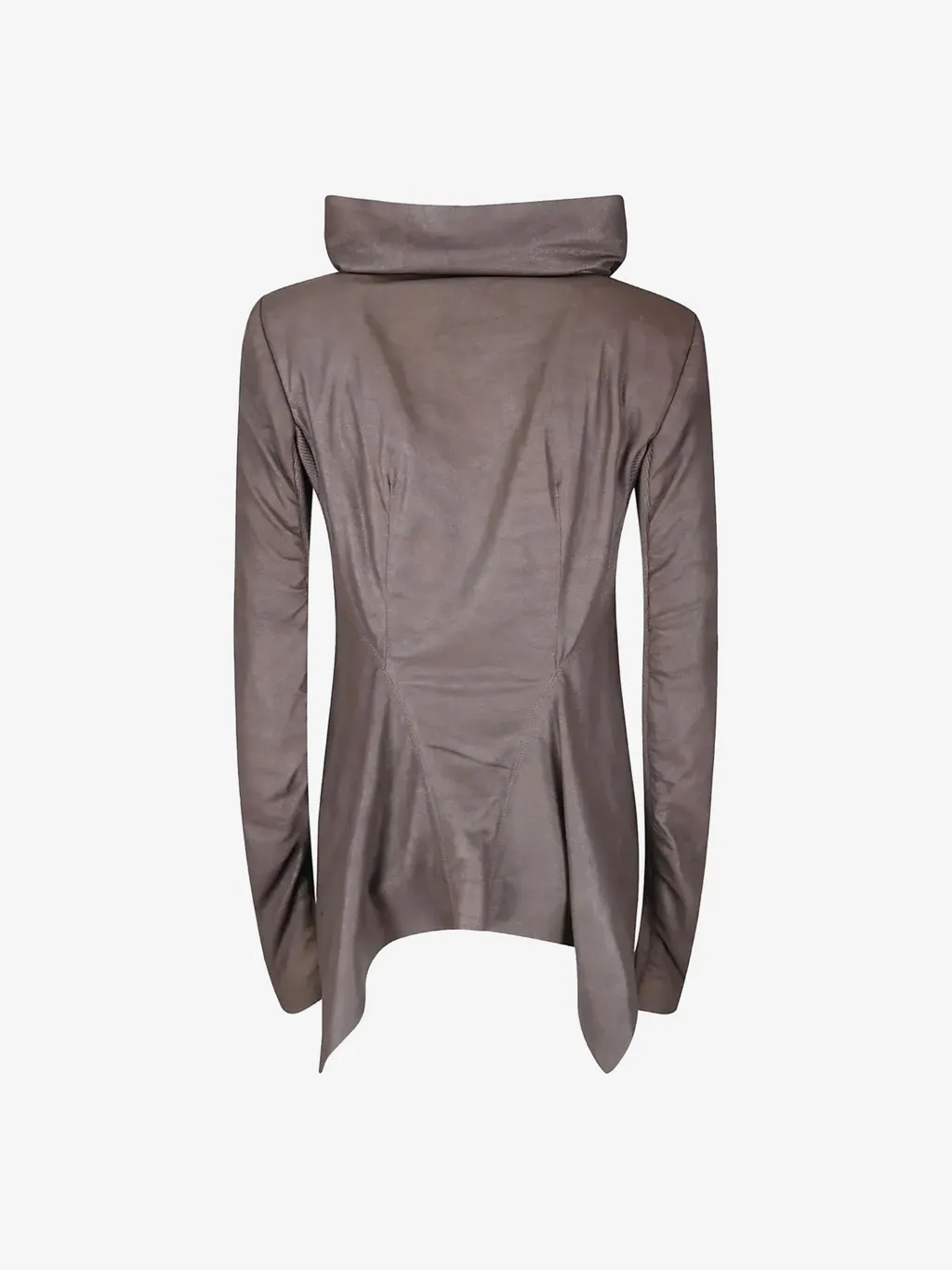 Rick Owens Naska Turtleneck Zipped Biker Jacket