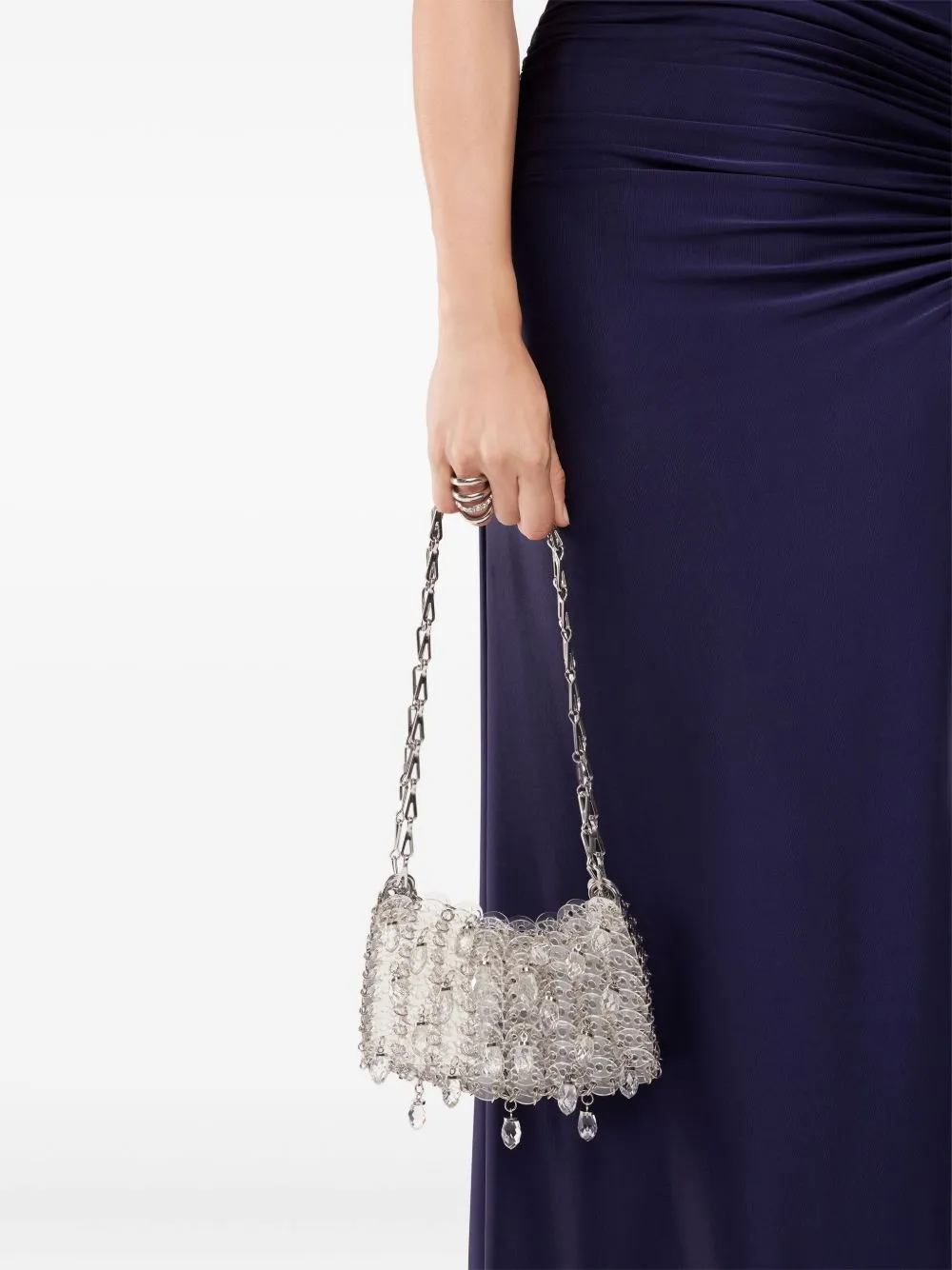 Rabanne 1969 Nano Crystal Resin Shoulder Bag