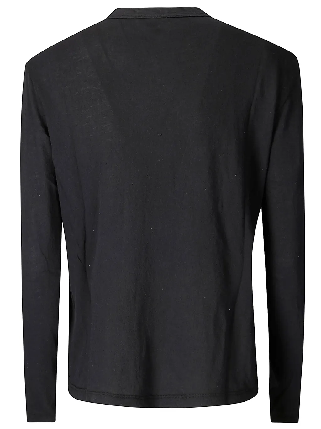 James Perse Crepe Jersey Oversized Long Sleeve Crew T-Shirt