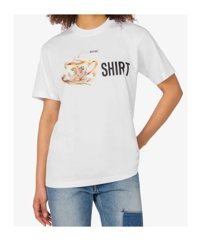 Moschino Graphic Printed Crewneck T-Shirt