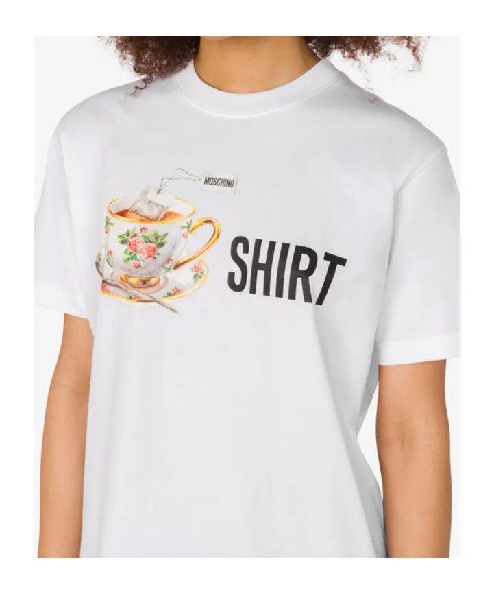 Moschino Graphic Printed Crewneck T-Shirt