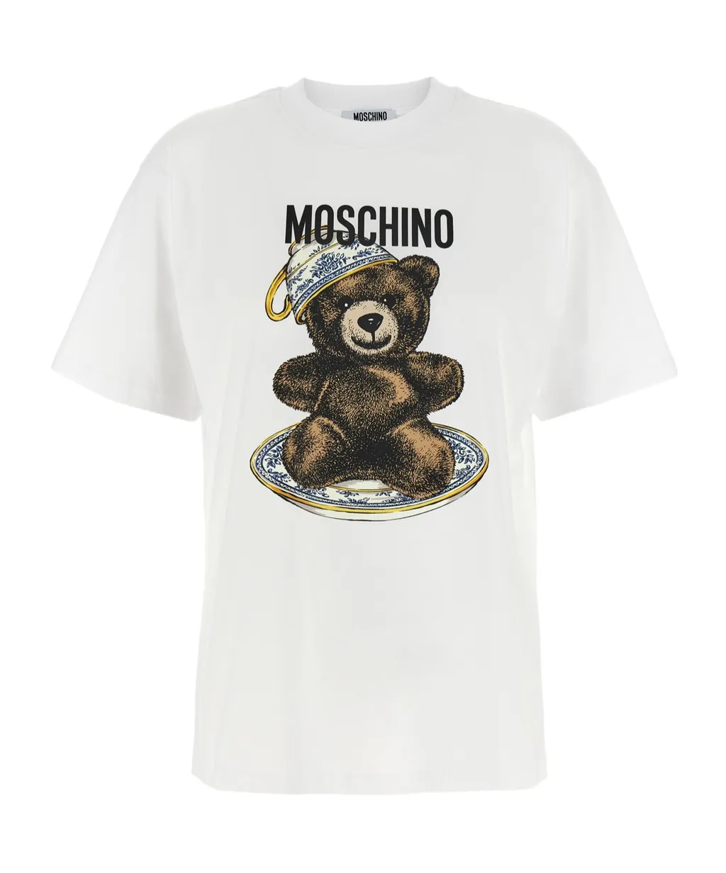 Moschino Teddy Printed Crewneck T-Shirt