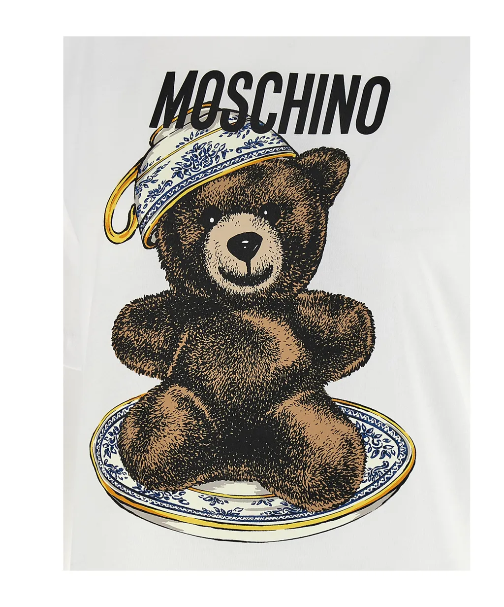Moschino Teddy Printed Crewneck T-Shirt