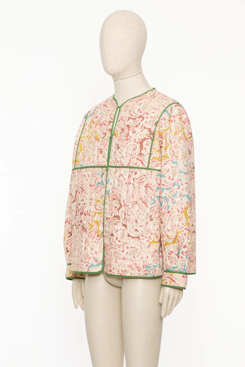 Paisley-Print Linen Shirt