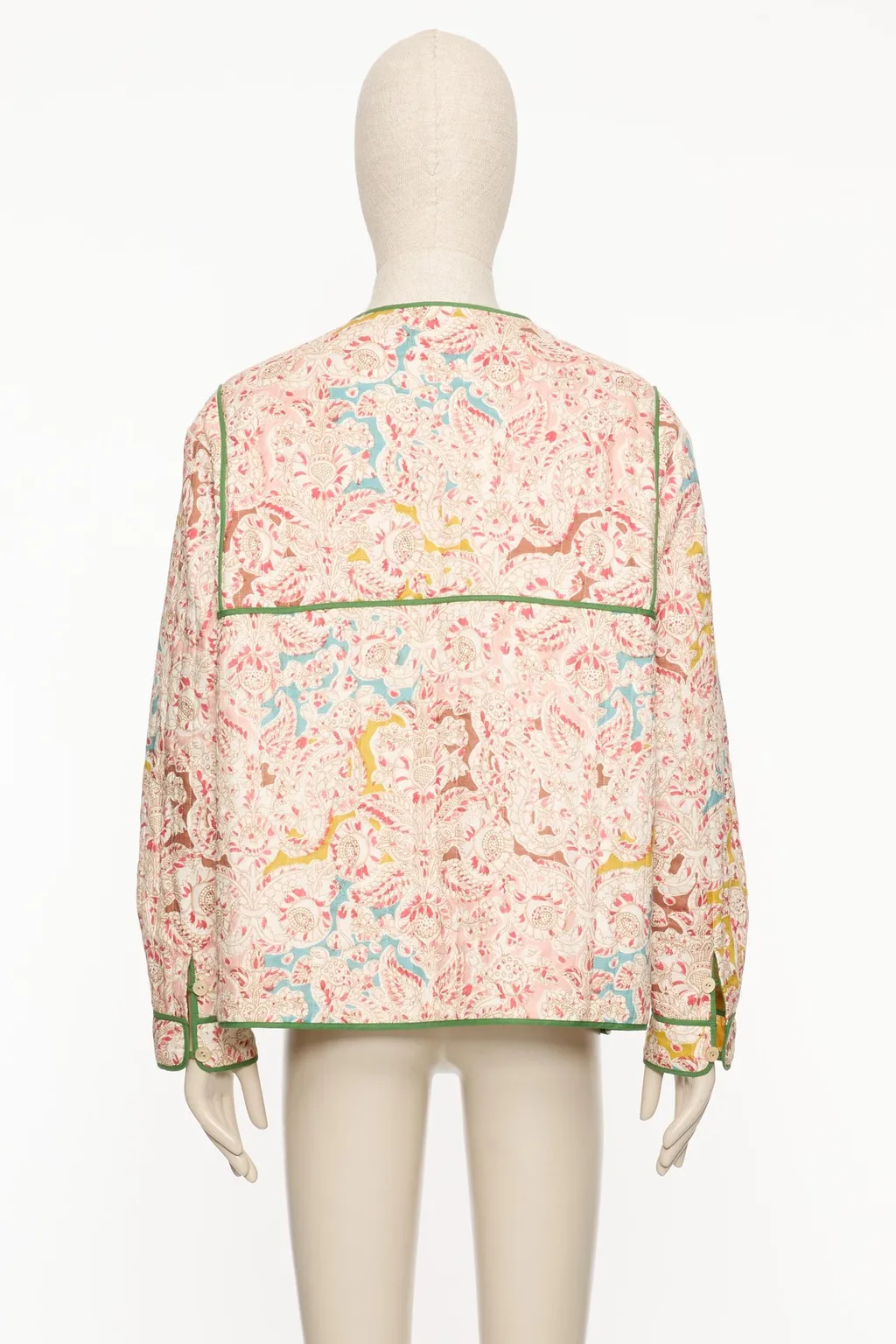 Paisley-Print Linen Shirt