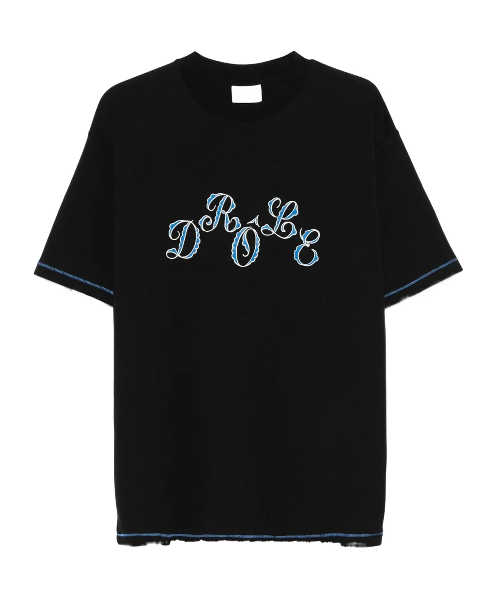 DrÔLe De Monsieur Logo Printed T-Shirt