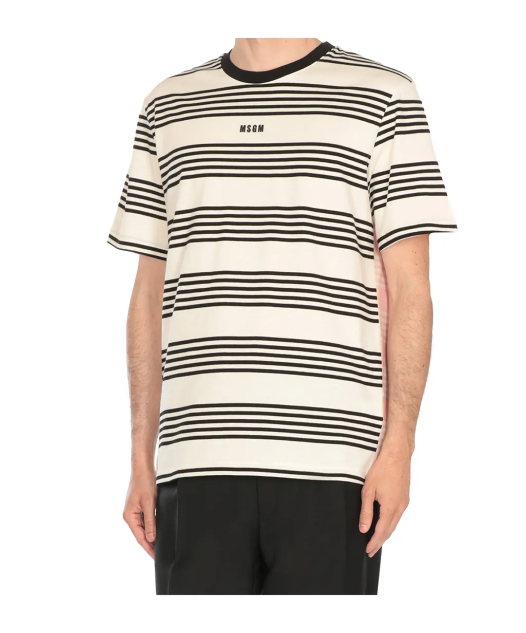 Msgm Striped T-Shirt