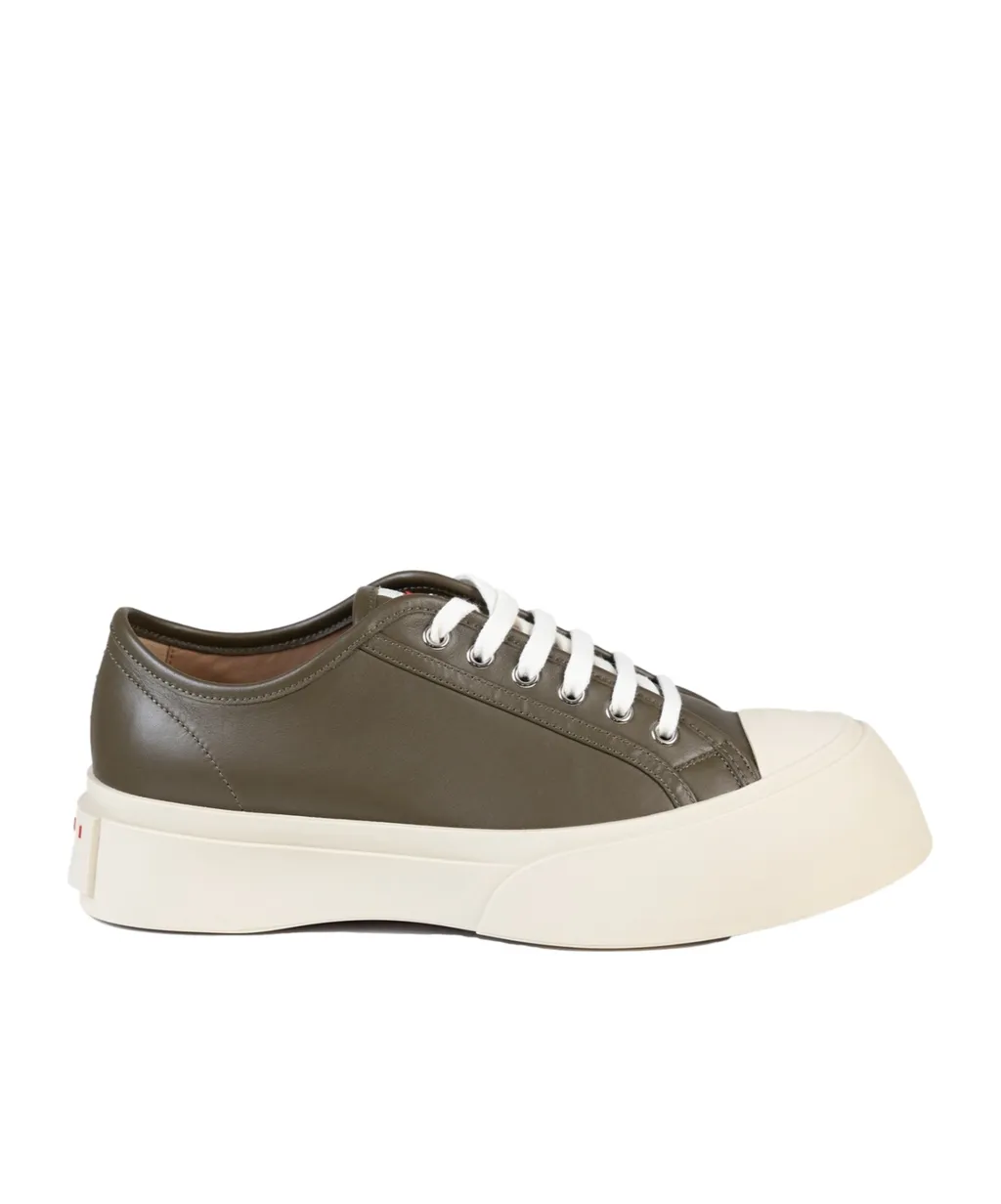 Marni Logo Patch Lace-Up Sneakers