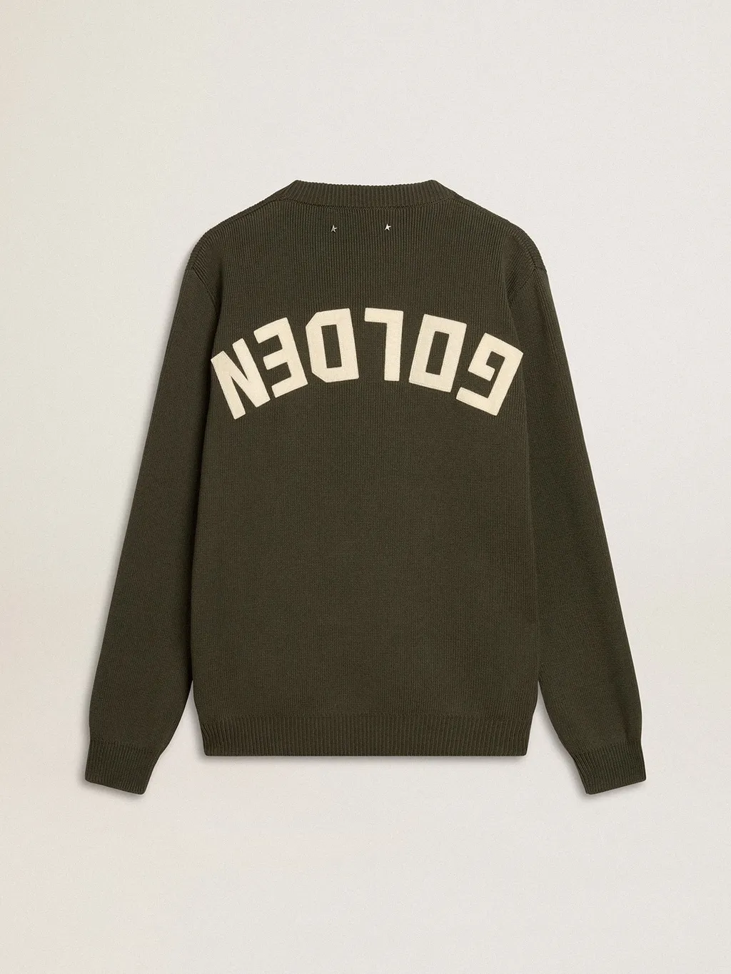 Golden Goose Deluxe Brand Logo Detailed Crewneck Jumper