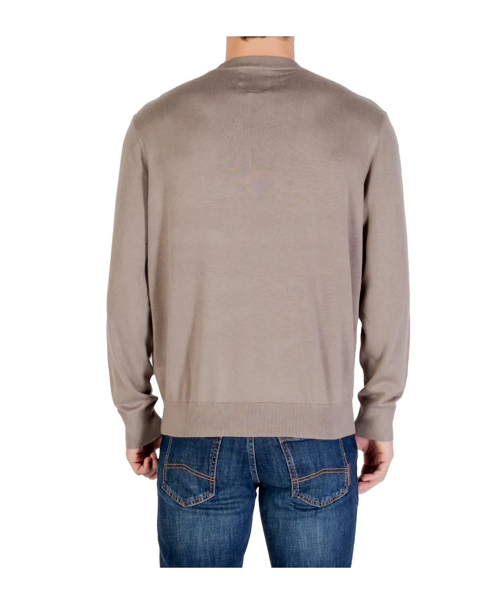 Long-Sleeved Knitted Shirt