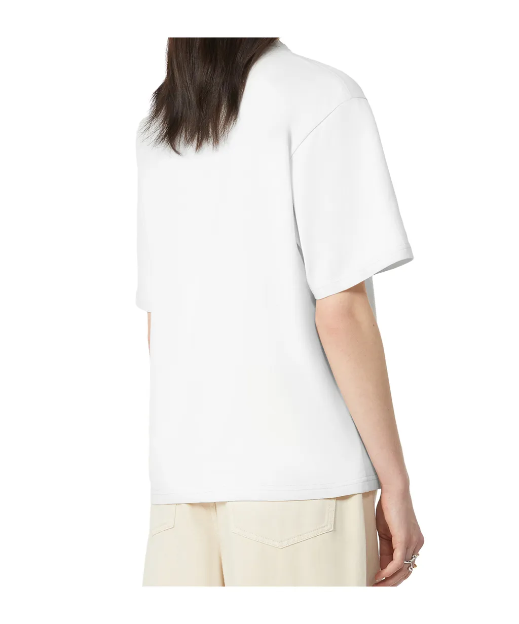 Draped-Design T-Shirt