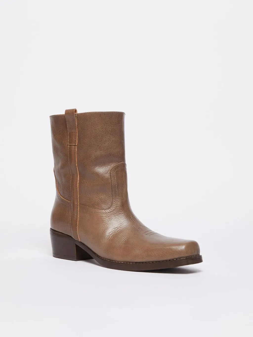 Square Toe Ankle Boots