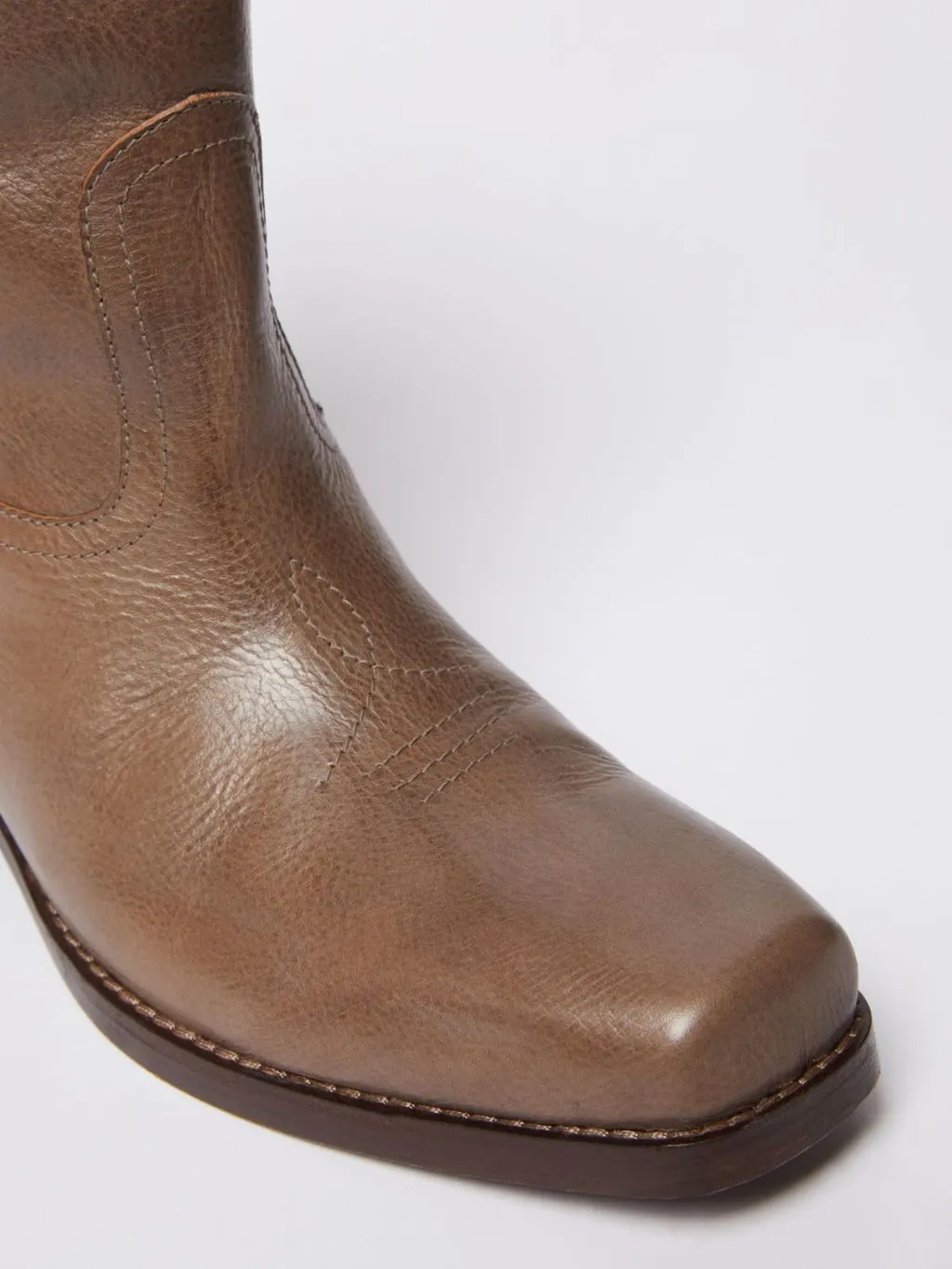 Square Toe Ankle Boots