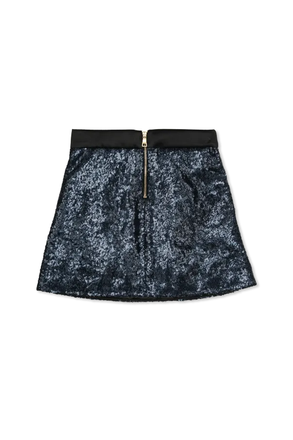 Balmain Kids Sequin Embellished Skirt