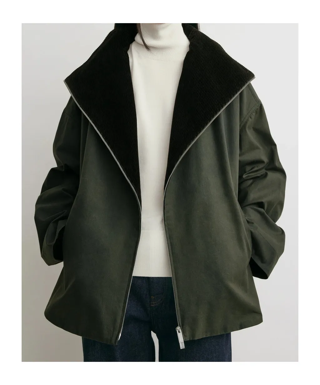 TotÊMe Long Sleeved Corduroy-Collar Jacket