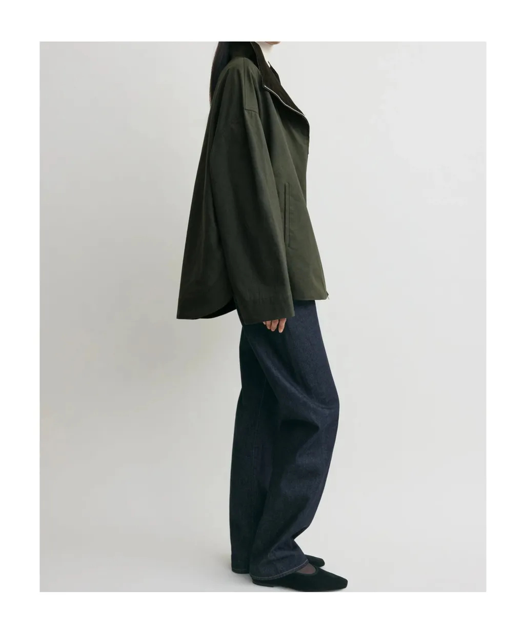 TotÊMe Long Sleeved Corduroy-Collar Jacket