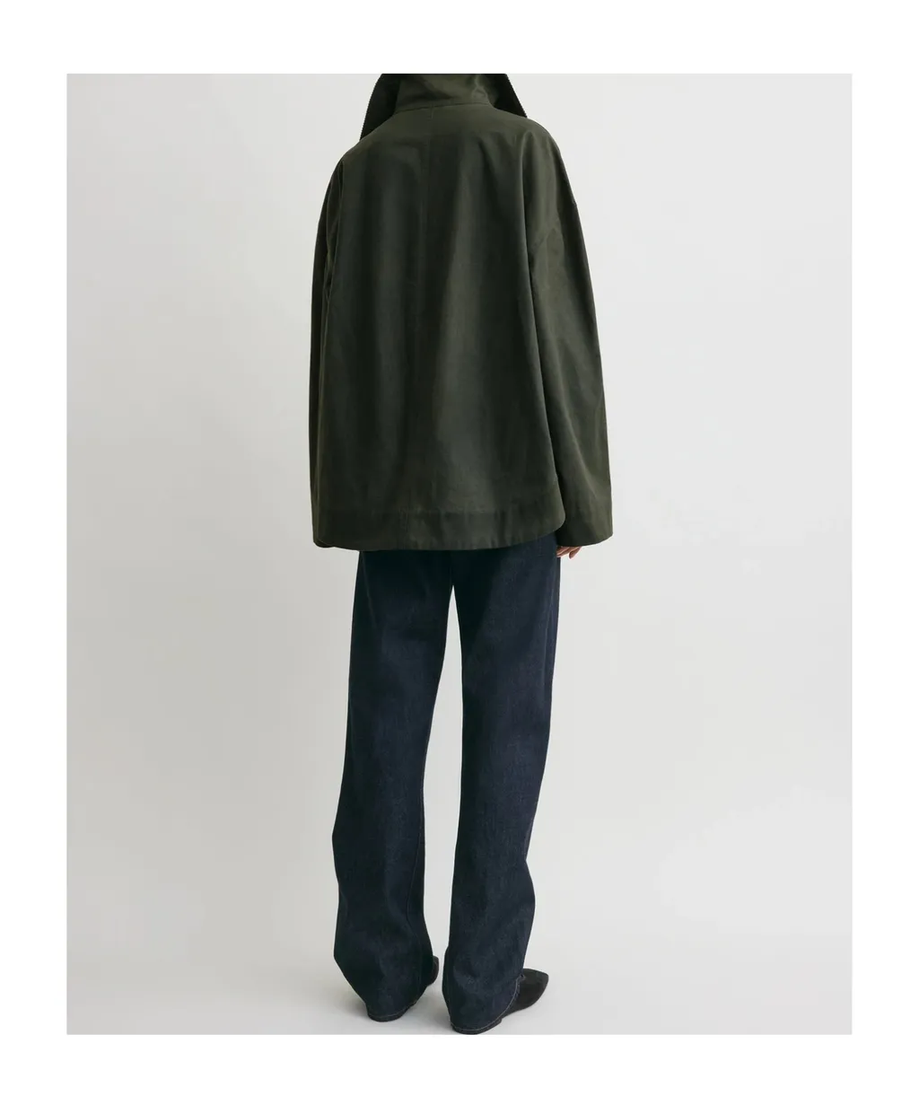 TotÊMe Long Sleeved Corduroy-Collar Jacket