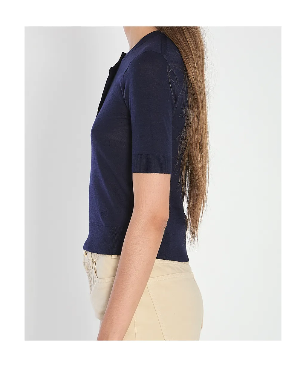 Crew Neck Sweater In Fine Wool