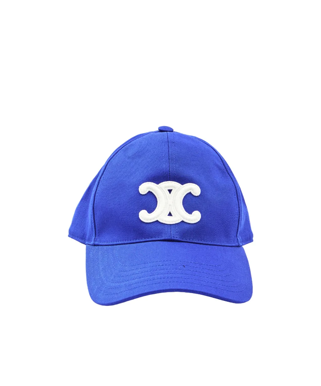 Triomphe Baseball Cap In Cotton Gabardine