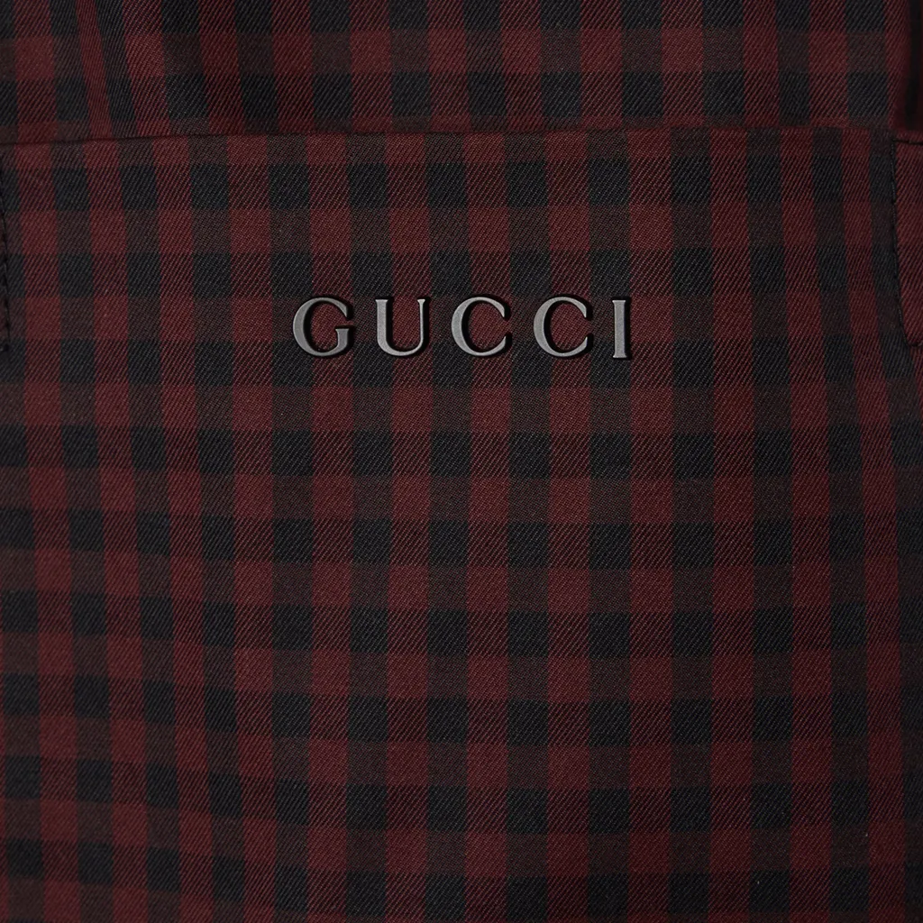 Gucci Plaid Fleece Jacket